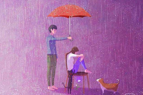 一个女人想你会有什么表现